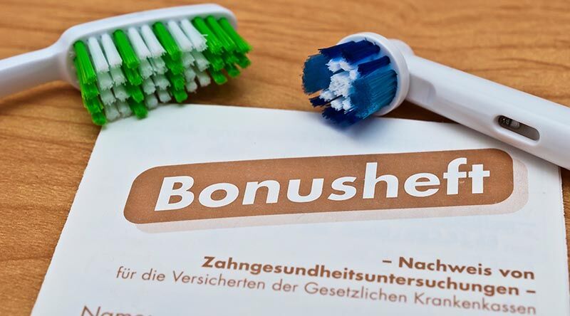 Zahnarzt Bonusheft